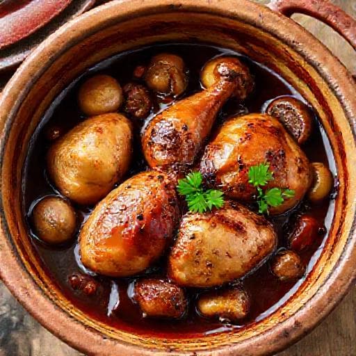 Klassisk Coq au Vin