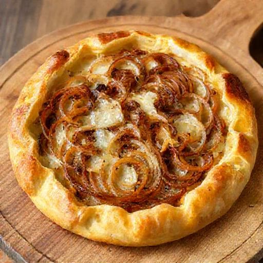 Enkel Løkpannkake