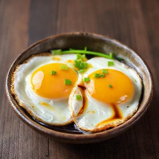Klassisk Asiatisk Stekt Egg