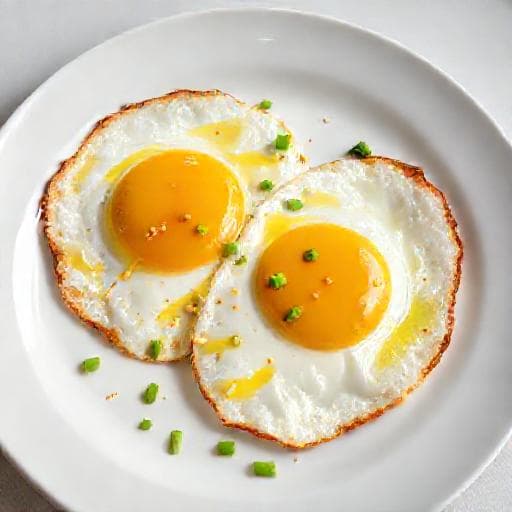 Rask Asiatisk Stekt Egg med Sesam