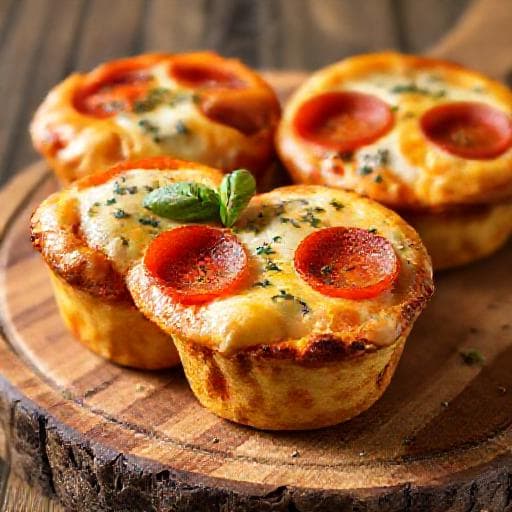 Klassiske Pizzamuffins