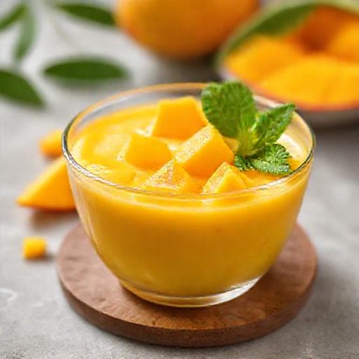 Klassisk Mangopudding