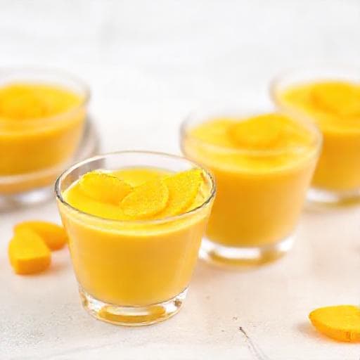 Rask Mangopudding med Kondensert Melk