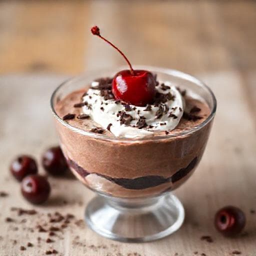 Rask Schwarzwaldkake-mousse