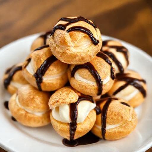 Klassiske Profiteroles