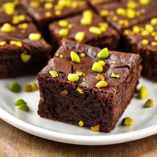 Klassiske Pistasjbrownies