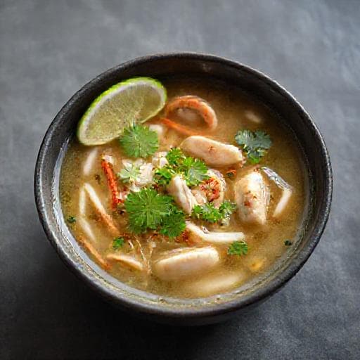Asiatisk-inspirert Krabbesuppe