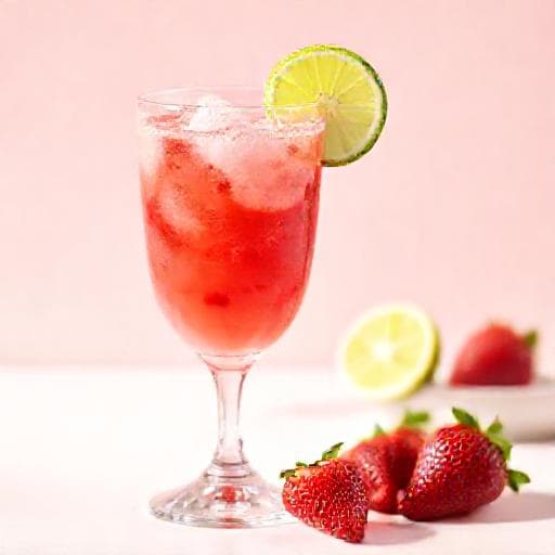Rask Frossen Jordbærmocktail