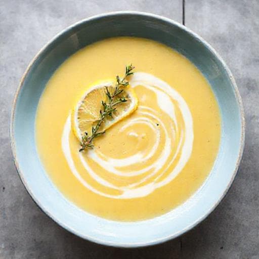 Jordskokksuppe med Sitron og Timian
