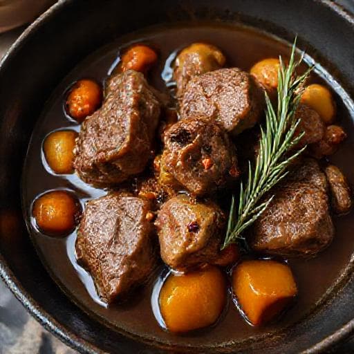 Lammetagine med Aprikos og Rosmarin