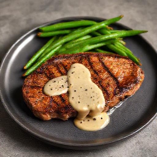 Rask Entrecôte med Enkel Peppersaus