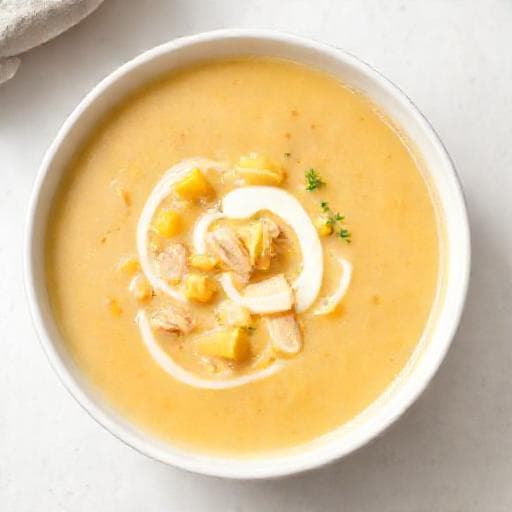 Rask Mais- og Kyllingsuppe