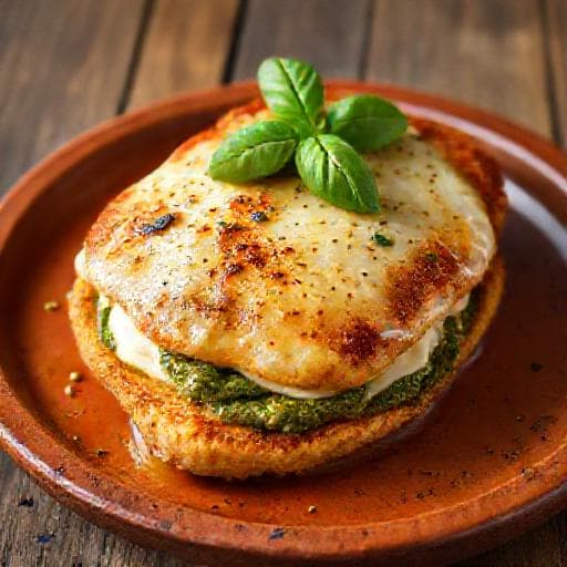 Kylling Parmigiana med Ricotta og Pesto