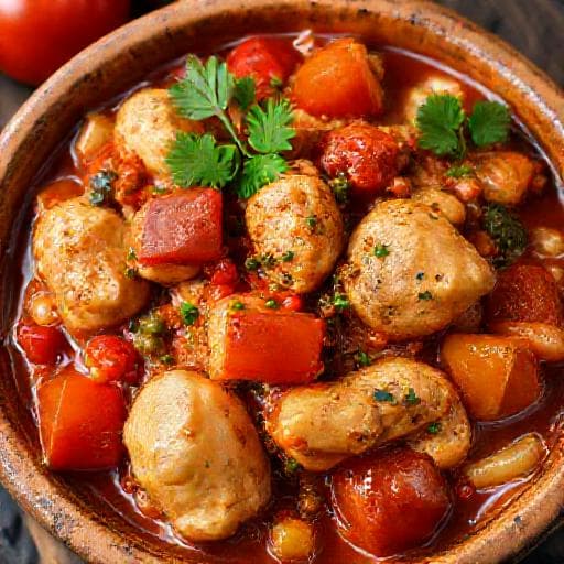 Kylling Cacciatore (Klassisk)