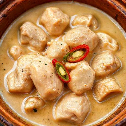 Kylling Adobo med Kokosmelk (Adobo sa Gata)