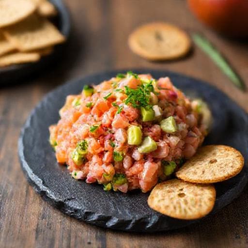 Rask Laks Tartar med Avokado