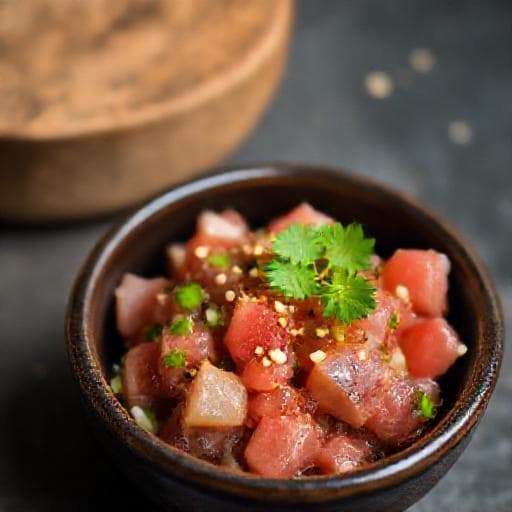 Tunfisktartar med Asiatisk Vri