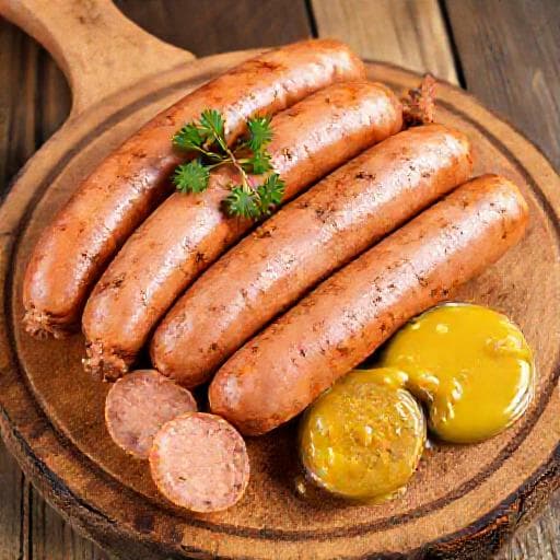 Класичні домашні курячі сосиски
