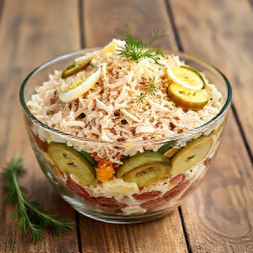 Салат «Чоловічий каприз» (Класичний)