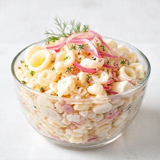 Класичний салат з кальмарами та яйцем