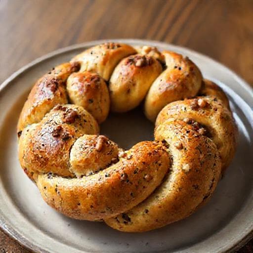 Калач із маком та горіхами (регіональний варіант)
