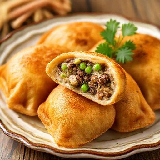Пиріжки з Горохом та Грибами (Регіональний варіант)