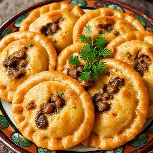 Пиріжки з лівером та грибами (Галицький варіант)
