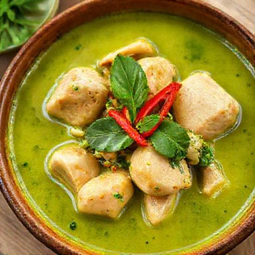 Класичне Тайське Зелене Карі з Куркою
