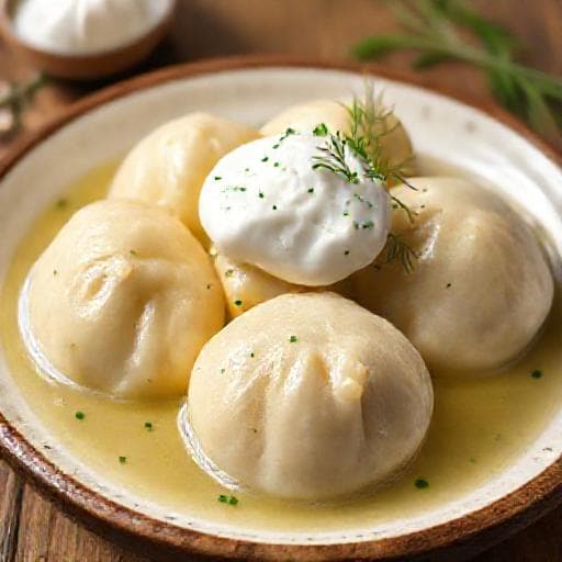 Класичні бринзові галушки