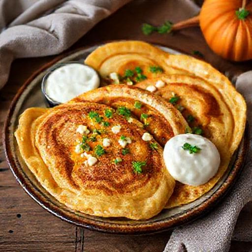 Плацинди з гарбузом та сиром (Гуцульський варіант)