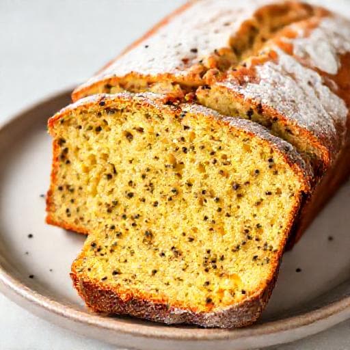 Хліб із кабачків з лимоном та маком