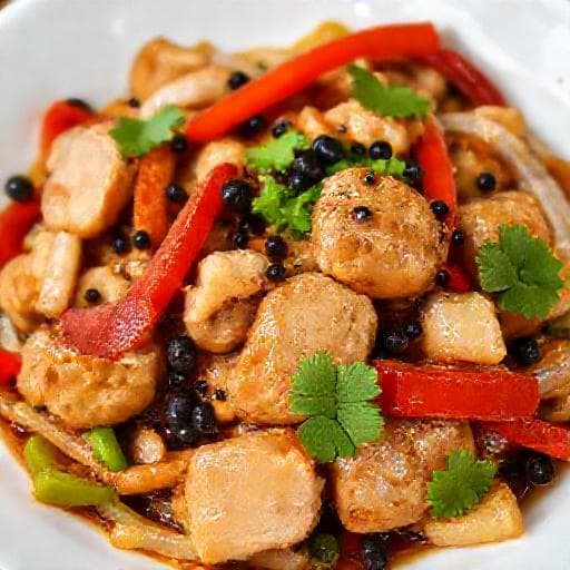 ไก่ผัดพริกไทยดำ (สูตรดั้งเดิม)