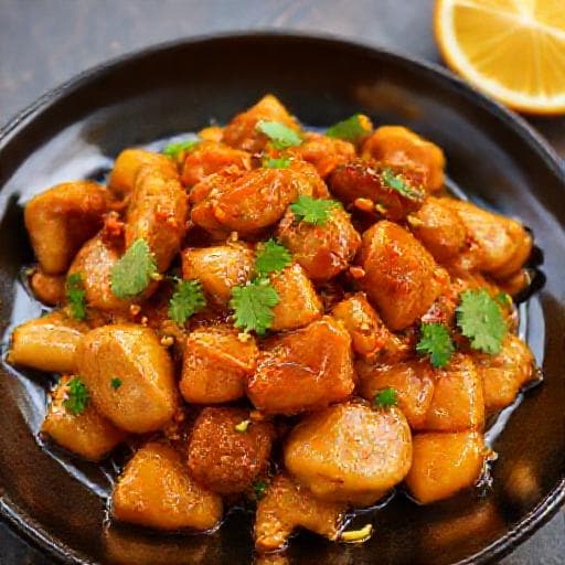 ไก่ผัดซอสส้มน้ำผึ้ง
