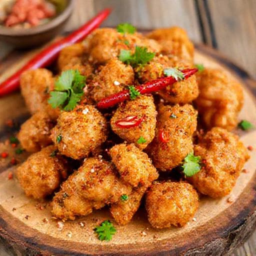 ไก่ทอดสมุนไพรคลุกพริกเกลือ