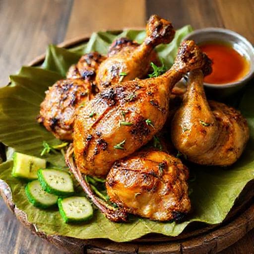 ไก่ย่างตะไคร้ สูตรดั้งเดิม
