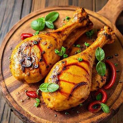 ไก่ย่างขมิ้นสมุนไพร (ประยุกต์)