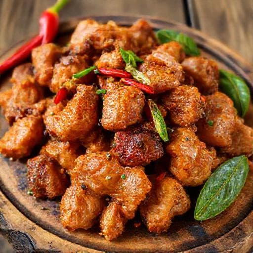 หมูทอดเจียงฮาย (รสจัดจ้าน)