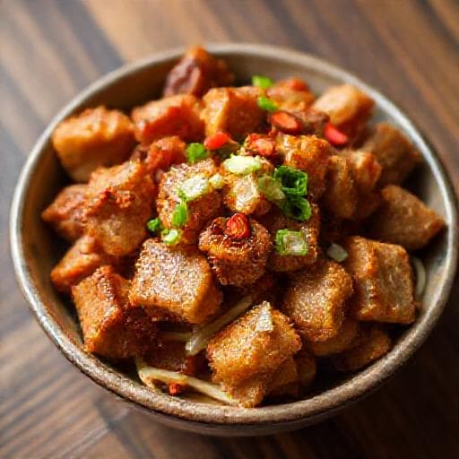 หมูทอดมะแขว่นแบบเร่งด่วน