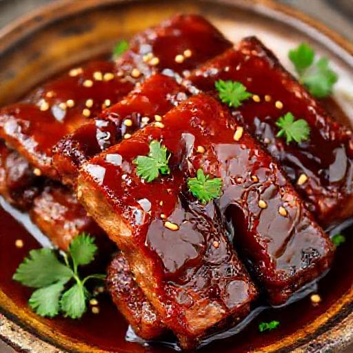 ซี่โครงหมูอบน้ำผึ้ง สูตรดั้งเดิม