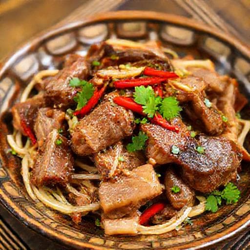 ซี่โครงหมูผัดตะไคร้ (สูตรดั้งเดิม)