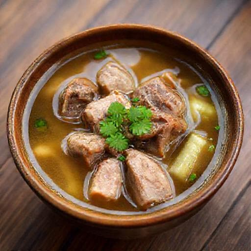 ซี่โครงหมูตุ๋นมะระยาจีน