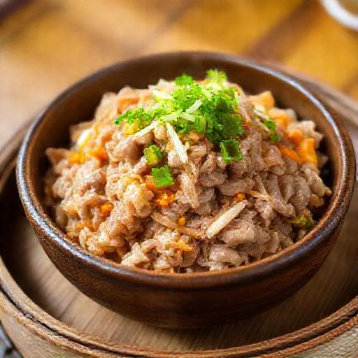หมูสับนึ่งไข่เค็ม (สูตรดั้งเดิม)