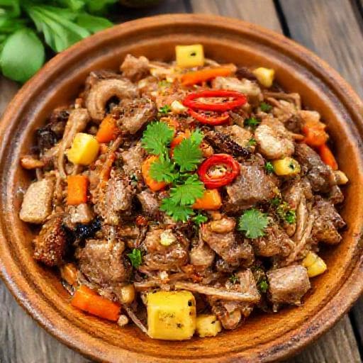 หมูสับนึ่งปลาเค็มทรงเครื่อง