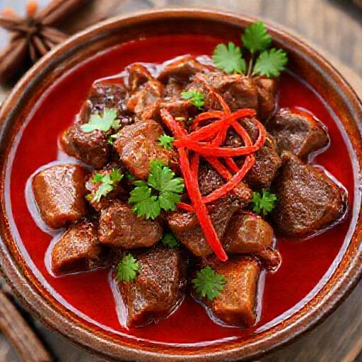 เนื้ออบน้ำแดง (Nuea Ob Nam Daeng)