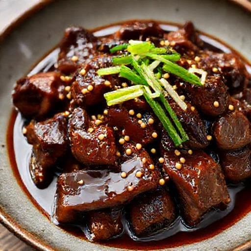 เนื้ออบซอสเทอริยากิ (Nuea Ob Teriyaki)