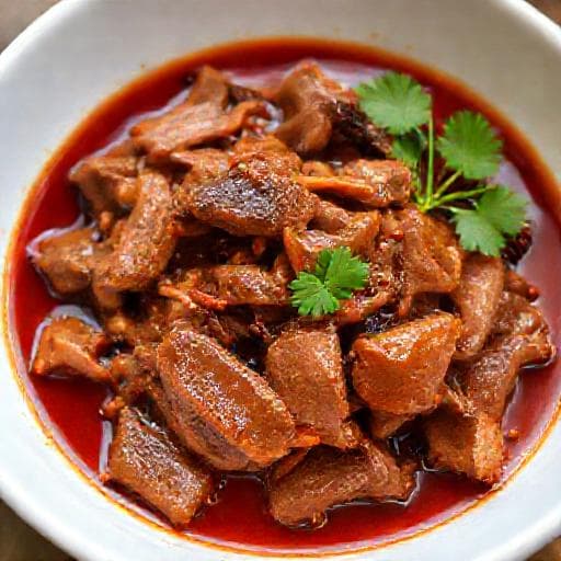 เนื้ออบน้ำแดงแบบเร่งด่วน (Quick Nuea Ob Nam Daeng)