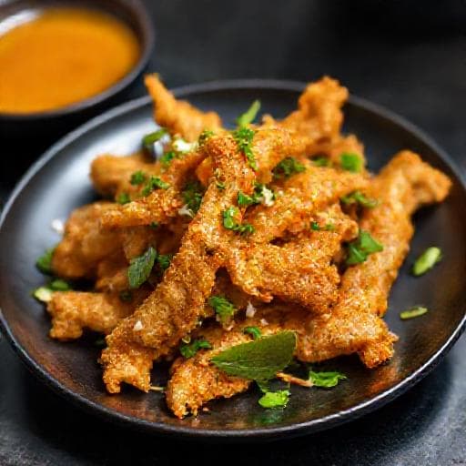 เอ็นไก่ทอดสมุนไพร