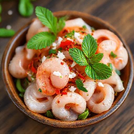 ก้อยกุ้งสด (ก้อยกุ้งแบบดั้งเดิม)