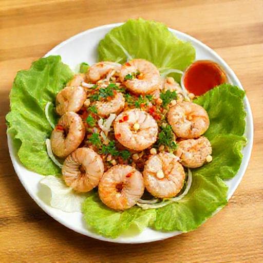 เมี่ยงกุ้งแบบเร่งด่วน