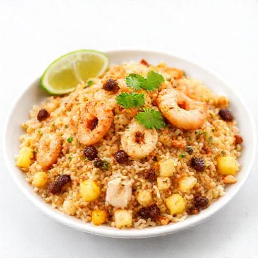 ข้าวอบสับปะรดทะเล